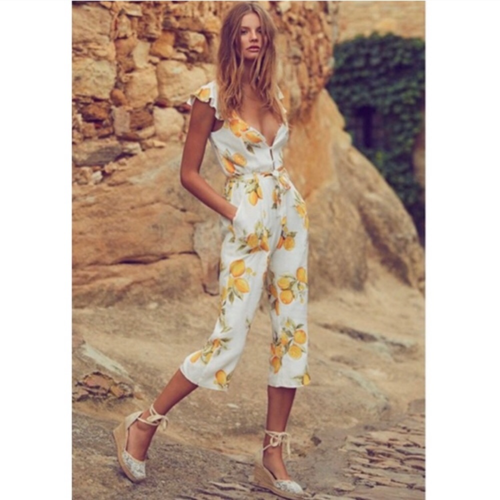 For Love and Lemons Limonada Jumpsuit NWT